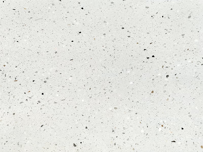 Crystal White Terrazzo Slab