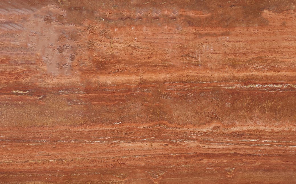 Red Travertine Slab