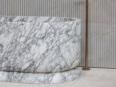 Arabescato Marble Bathroom Bathtub