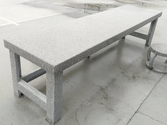 Artificial Crystal Light Gray Terrazzo Slab