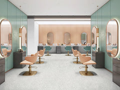 Artificial Stone Pearl White Epoxy Terrazzo Slab