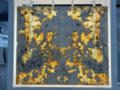 Bookmatched Translucent Patagonia Quartzite Slab