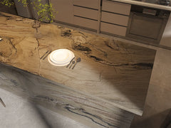 Brazil White Calacatta Macaubas Quartzite Slab