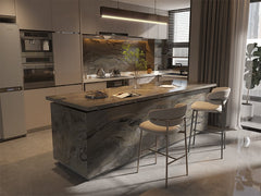 Brazil White Calacatta Macaubas Quartzite Slab