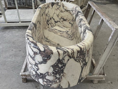 Calacatta Viola Marble Bathtub Supplier
