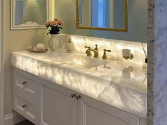 Crystal White Quartzite Slab