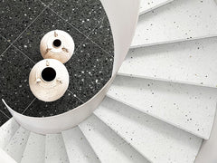 Crystal White Terrazzo Slab