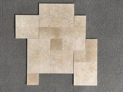 Custom Limestone French Pattern Tiles