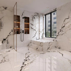 Dover White Sintered Stone Slab