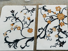 Flower Design Waterjet Pattern Floor