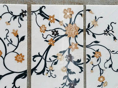 Flower Design Waterjet Pattern Floor