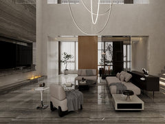 Grey Wood Grain Marble Slab