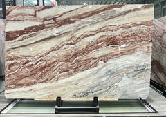 Italy Monica Red Marble Slab