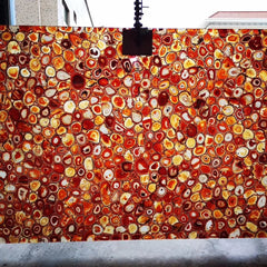 Red Agate Gemstone Slab