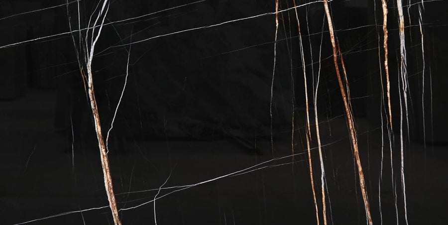 Black Sahara Noir Marble Slab